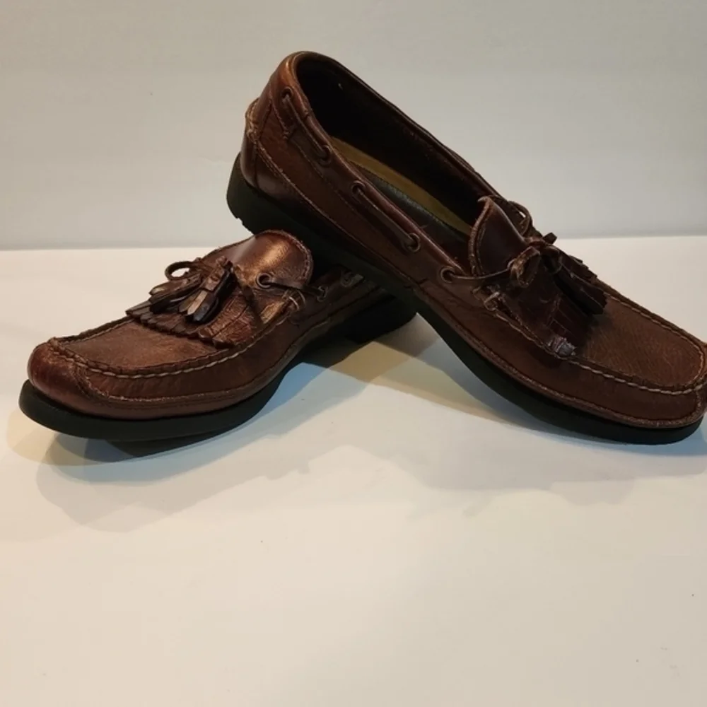 Sperry Top-Sider Tassel Slip‎ on Size 11.5 Leather Boat River Lake Shoe